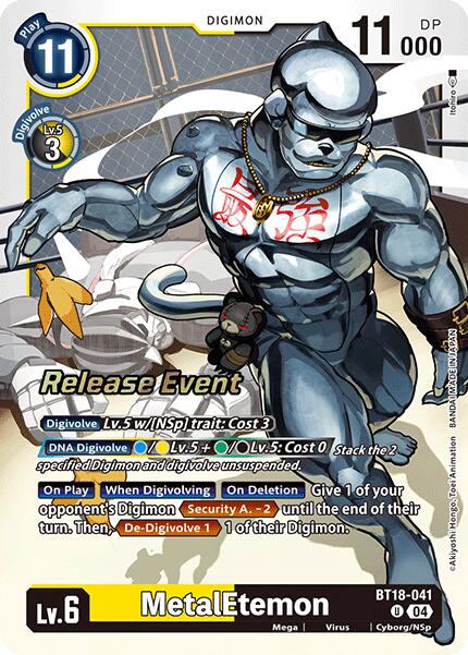 Image of MetalEtemon [BT18-041] [Release Special Booster Ver.2.0 Promos]