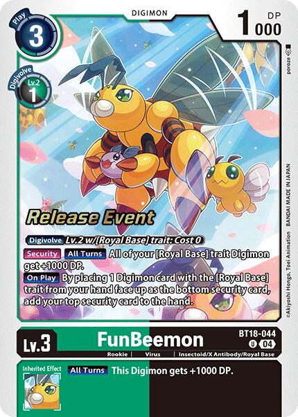 Image of FunBeemon [BT18-044] [Release Special Booster Ver.2.0 Promos]