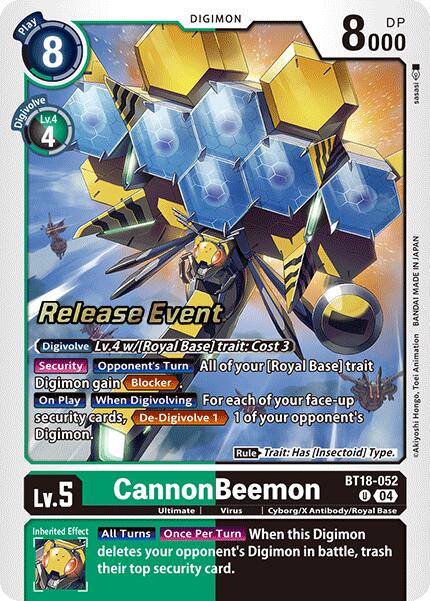 Image of CannonBeemon [BT18-052] [Release Special Booster Ver.2.0 Promos]
