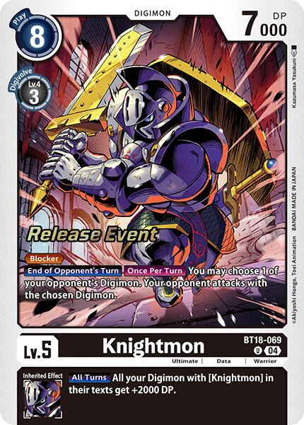 Image of Knightmon [BT18-069] [Release Special Booster Ver.2.0 Promos]