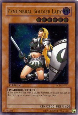 Image of Penumbral Soldier Lady [SOD-EN033] Ultimate Rare