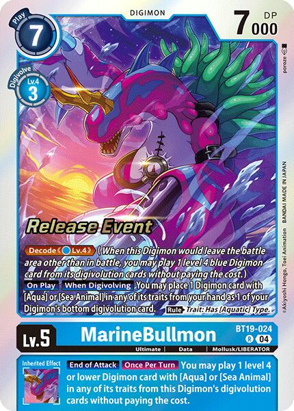 Image of MarineBullmon [BT19-024] [Release Special Booster Ver.2.0 Promos]