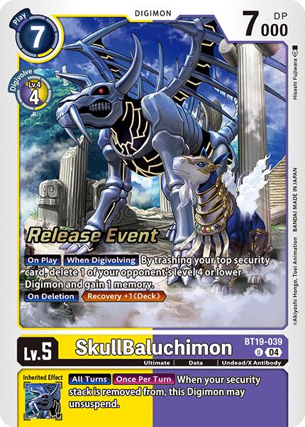 Image of SkullBaluchimon [BT19-039] [Release Special Booster Ver.2.0 Promos]
