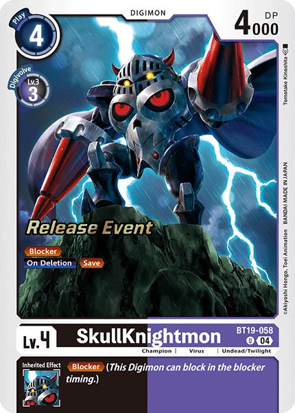 Image of SkullKnightmon [BT19-058] [Release Special Booster Ver.2.0 Promos]