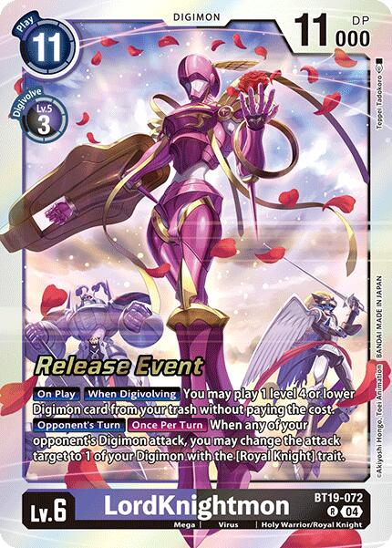 Image of LordKnightmon [BT19-072] [Release Special Booster Ver.2.0 Promos]