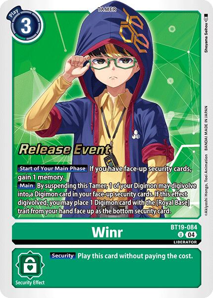 Image of Winr [BT19-084] [Release Special Booster Ver.2.0 Promos]