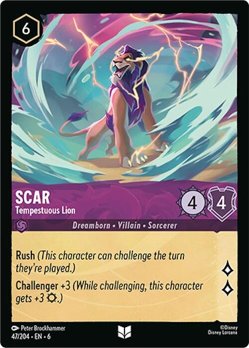 Image of Scar - Tempestuous Lion (47/204) [Azurite Sea]