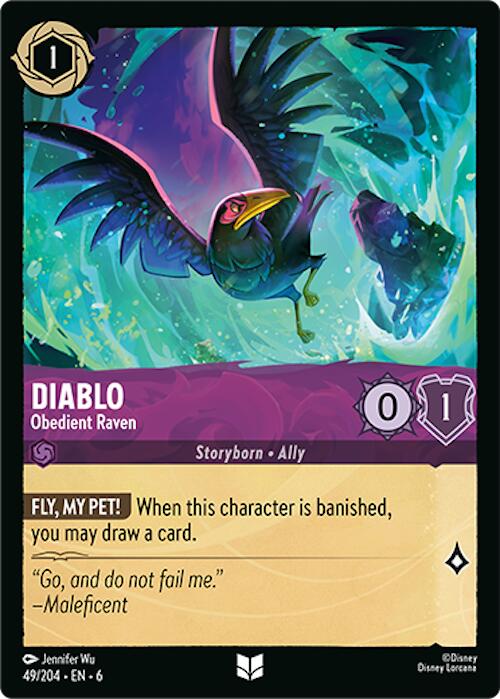 Image of Diablo - Obedient Raven (49/204) [Azurite Sea]