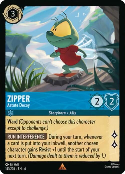Image of Zipper - Astute Decoy (141/204) [Azurite Sea]