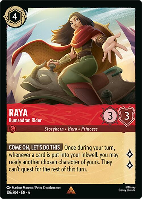 Image of Raya - Kumandran Rider (107/204) [Azurite Sea]