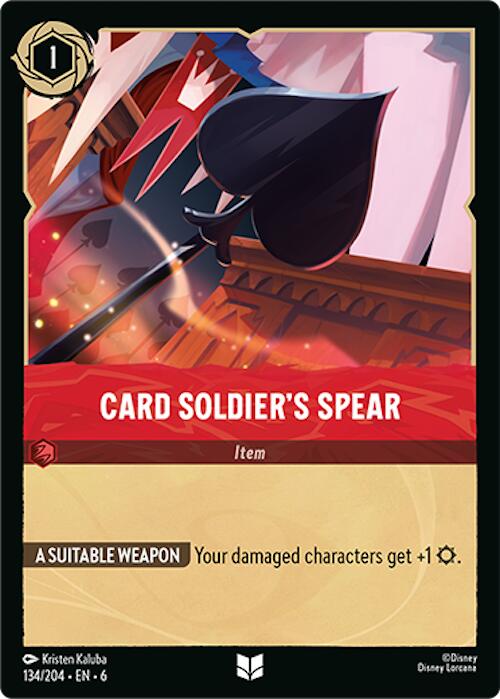 Image of Card Soldier's Spear (134/204) [Azurite Sea]