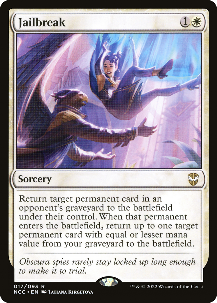Image of Jailbreak [Streets of New Capenna Commander]