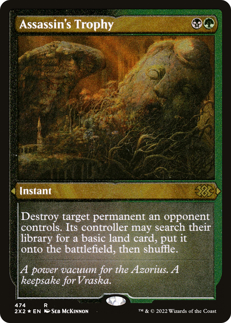 Image of Assassin's Trophy (Foil Etched) [Double Masters 2022]