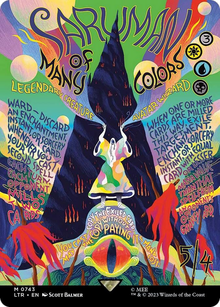 Image of Saruman of Many Colors (Borderless Poster) [The Lord of the Rings: Tales of Middle-Earth]