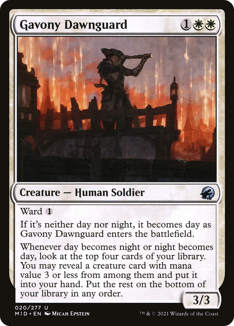 Image of Gavony Dawnguard [Innistrad: Midnight Hunt]