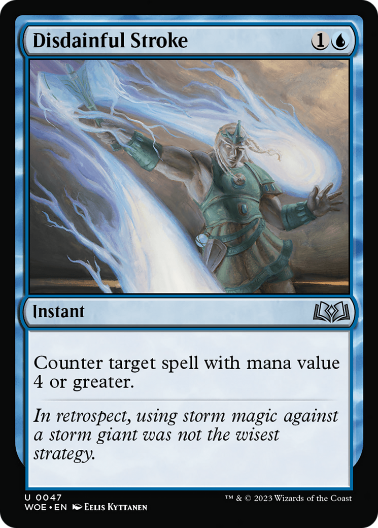 Image of Disdainful Stroke [Wilds of Eldraine]