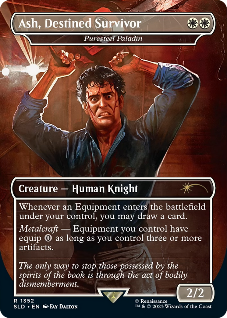 Image of Ash, Destined Survivor - Puresteel Paladin [Secret Lair Drop Series]