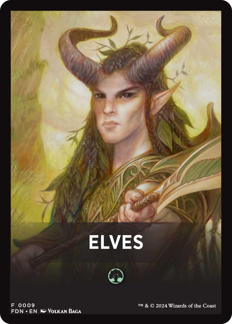 Image of Elves Theme Card [Foundations Tokens]