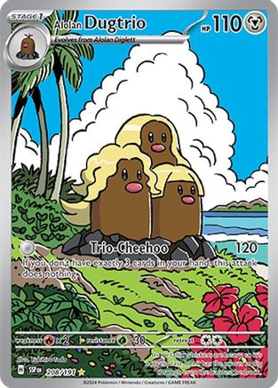 Image of Alolan Dugtrio (208/191) [Scarlet & Violet: Surging Sparks]