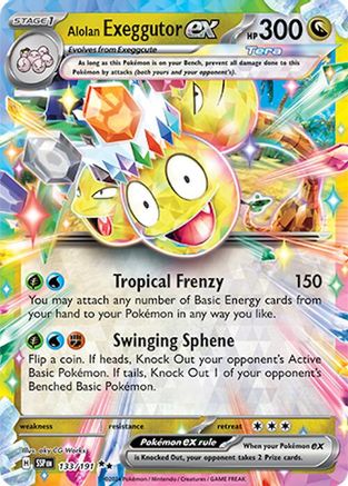 Image of Alolan Exeggutor ex (133/191) [Scarlet & Violet: Surging Sparks]