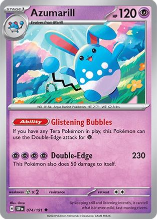 Image of Azumarill (074/191) [Scarlet & Violet: Surging Sparks]