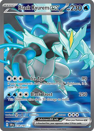 Image of Black Kyurem ex (218/191) [Scarlet & Violet: Surging Sparks]