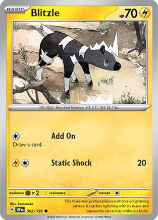Image of Blitzle (062/191) [Scarlet & Violet: Surging Sparks]