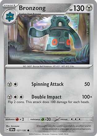 Image of Bronzong (127/191) [Scarlet & Violet: Surging Sparks]
