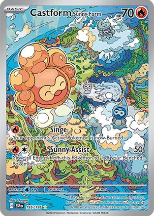 Image of Castform Sunny Form (195/191) [Scarlet & Violet: Surging Sparks]