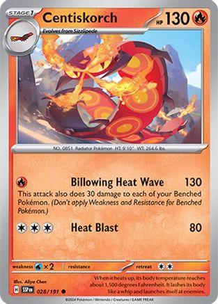 Image of Centiskorch (028/191) [Scarlet & Violet: Surging Sparks]