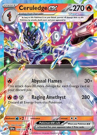 Image of Ceruledge ex (036/191) [Scarlet & Violet: Surging Sparks]