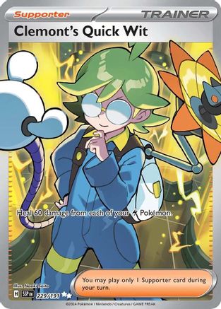 Image of Clemont's Quick Wit (229/191) [Scarlet & Violet: Surging Sparks]