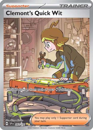 Image of Clemont's Quick Wit (243/191) [Scarlet & Violet: Surging Sparks]