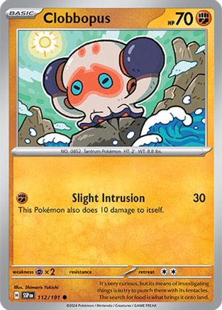 Image of Clobbopus (112/191) [Scarlet & Violet: Surging Sparks]