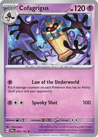Image of Cofagrigus (083/191) [Scarlet & Violet: Surging Sparks]