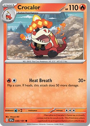 Image of Crocalor (030/191) [Scarlet & Violet: Surging Sparks]