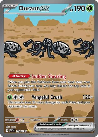 Image of Durant ex (236/191) [Scarlet & Violet: Surging Sparks]