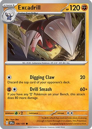 Image of Excadrill (109/191) [Scarlet & Violet: Surging Sparks]