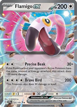 Image of Flamigo ex (160/191) [Scarlet & Violet: Surging Sparks]