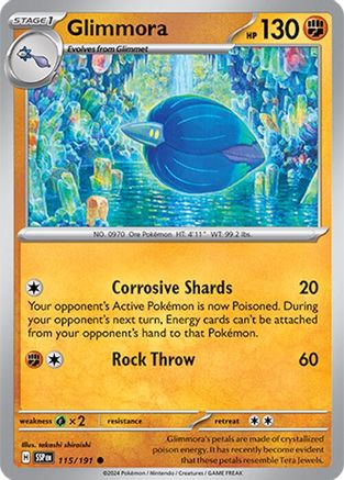 Image of Glimmora (115/191) [Scarlet & Violet: Surging Sparks]