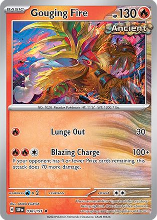 Image of Gouging Fire (038/191) [Scarlet & Violet: Surging Sparks]