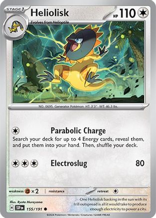 Image of Heliolisk (155/191) [Scarlet & Violet: Surging Sparks]