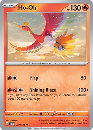 Image of Ho-Oh (019/191) [Scarlet & Violet: Surging Sparks]