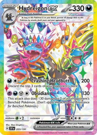 Image of Hydreigon ex (223/191) [Scarlet & Violet: Surging Sparks]