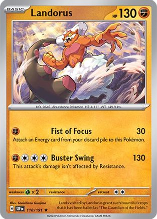 Image of Landorus (110/191) [Scarlet & Violet: Surging Sparks]