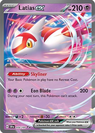 Image of Latias ex (076/191) [Scarlet & Violet: Surging Sparks]