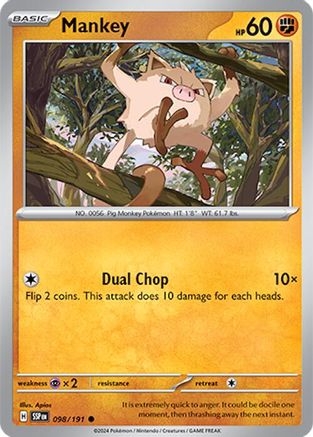 Image of Mankey (098/191) [Scarlet & Violet: Surging Sparks]