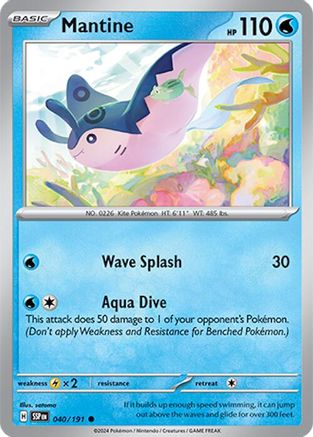 Image of Mantine (040/191) [Scarlet & Violet: Surging Sparks]