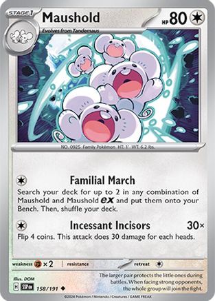 Image of Maushold (158/191) [Scarlet & Violet: Surging Sparks]