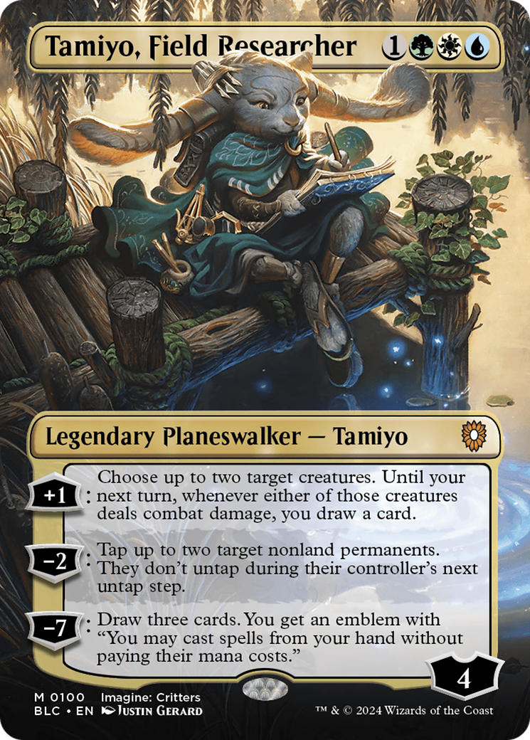 Image of Tamiyo, Field Researcher (Borderless) [Bloomburrow Commander]